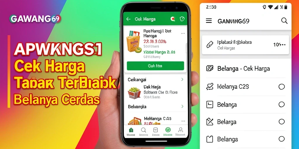 Antarmuka GAWANG69 yang menampilkan fitur Cek Harga dengan mudah.