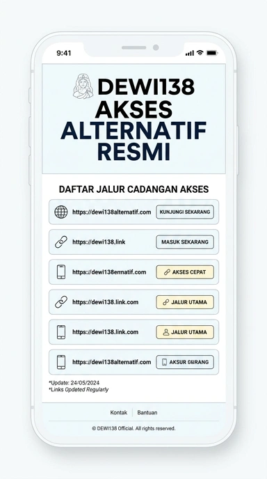Link Alternatif dewi138 untuk Pengguna Android